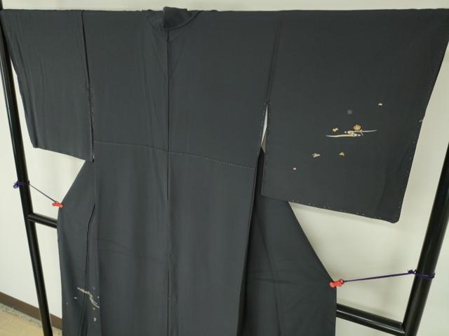 平和屋着物●訪問着　流水花文　金彩　正絹　逸品　未使用　DABH0836op