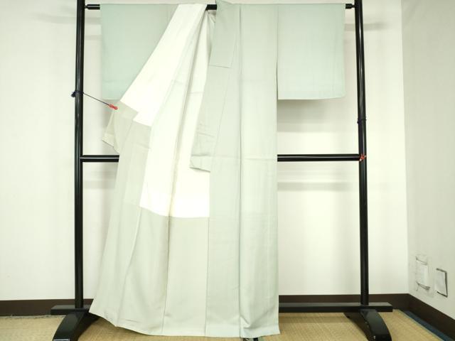 平和屋着物●江戸小紋　鱗文　正絹　逸品　DABH0854op