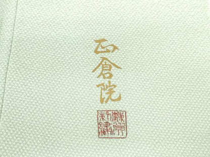 平和屋着物●江戸小紋　鱗文　正絹　逸品　DABH0854op