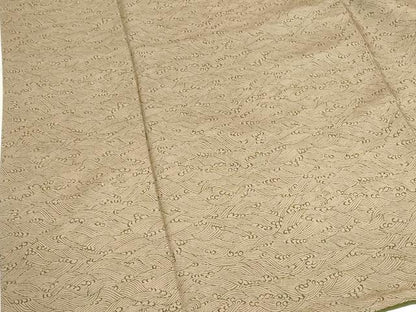 平和屋着物●上質な小紋　立波文　正絹　逸品　DABH0859op