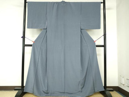 平和屋着物●上質な色無地　薄花色　正絹　逸品　未使用　DABH0862op