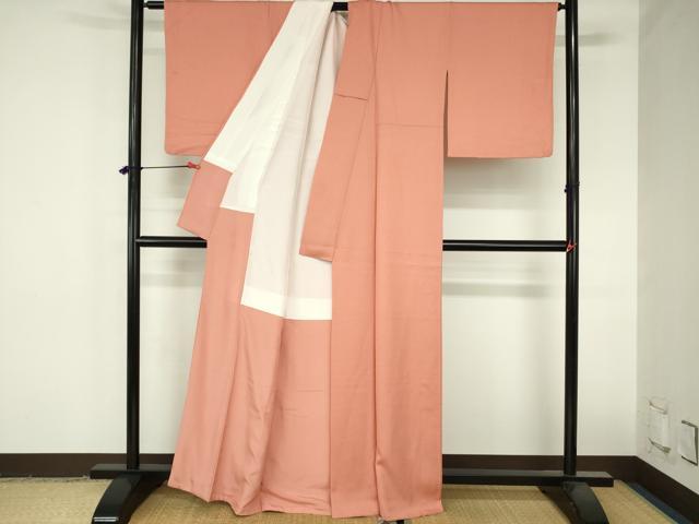平和屋着物●江戸小紋　作家物　草木染　南天文　正絹　逸品　DABH0867op