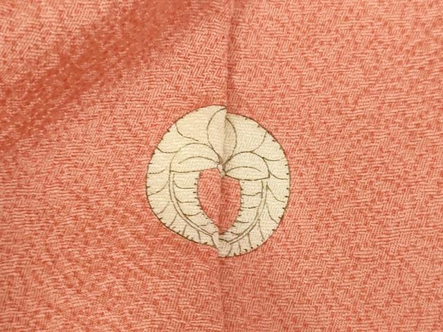 平和屋着物●江戸小紋　作家物　草木染　南天文　正絹　逸品　DABH0867op