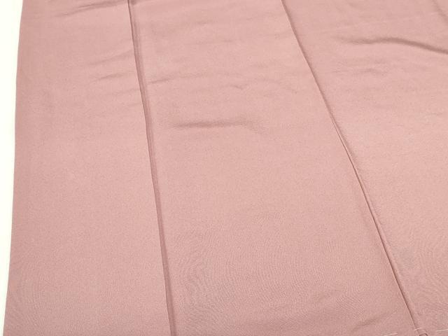 平和屋着物●上質な色無地　退紅色　正絹　逸品　DABH0868op