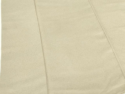 平和屋着物●上質な色無地　草花地紋　枯色　正絹　逸品　DABH0870op