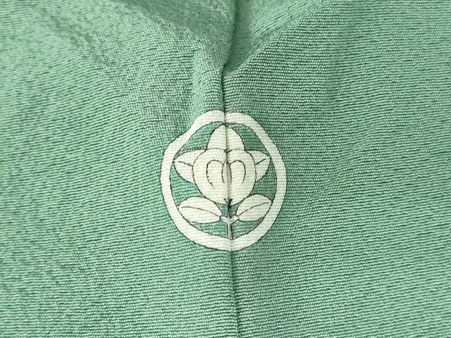 平和屋着物●上質な色無地　柳染色　ロング丈　正絹　逸品　未使用　DABH0872op