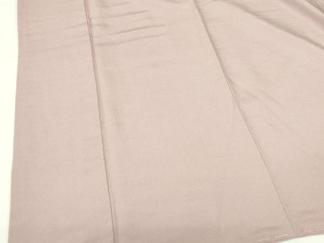 平和屋着物●上質な色無地　霞地紋　薄柿色　正絹　逸品　未使用　DABH0875op