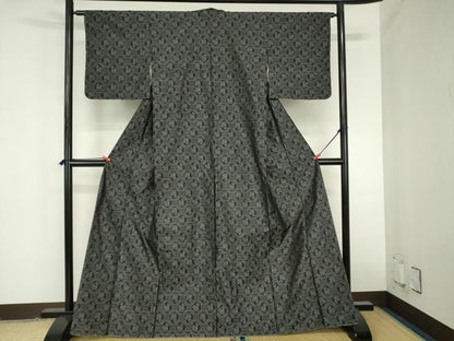 平和屋着物●本場大島紬　有栖川文様　正絹　逸品　未使用　DABH0878op