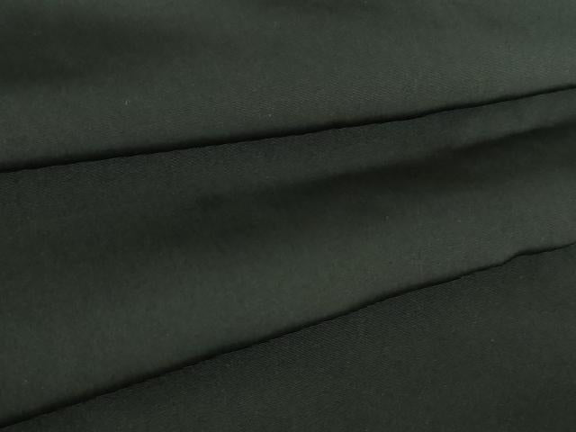 平和屋着物●男性　黒紋付　正絹　逸品　DABH0883op