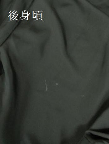 平和屋着物●男性　黒紋付　正絹　逸品　未使用　DABH0884op