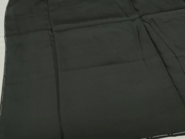 平和屋着物●男性　黒紋付　正絹　逸品　未使用　DABH0884op