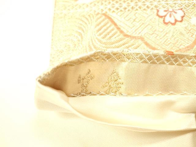 平和屋本店▼六通柄袋帯　唐織　宴舞　鳳凰花文　本金箔九百錦　正絹　逸品　DABH0908op