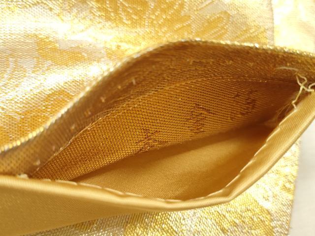 平和屋本店▼六通柄袋帯　唐織　麗華錦　鳳凰舞蝶花文　本金箔　正絹　逸品　DABH0954op