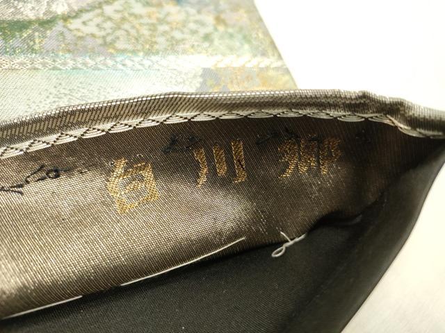 平和屋本店▼六通柄袋帯　小京都　白川郷　本金箔入　引箔　正絹　逸品　DABH0963op