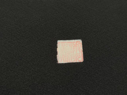 平和屋着物■豪華黒留袖　漆原勲　エ霞花車文　金彩　正絹　逸品　DABH1001qa