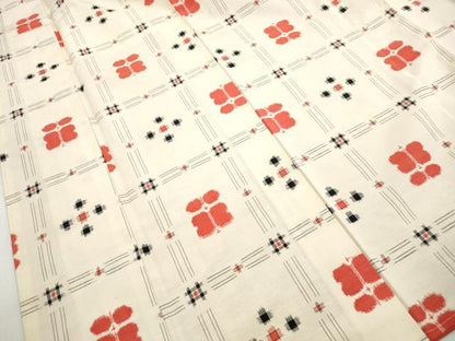 平和屋着物■上質な紬　遠州椿　正絹　逸品　DABH1007qa