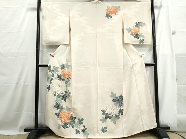 平和屋着物■訪問着　駒刺繍　乱菊　金彩　正絹　逸品　DABH1019qa