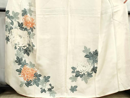 平和屋着物■訪問着　駒刺繍　乱菊　金彩　正絹　逸品　DABH1019qa