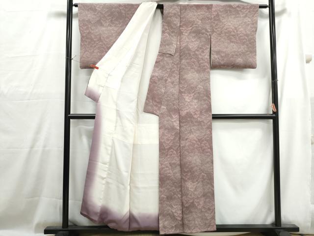 平和屋着物■伝統工芸士　廣瀬雄望　小紋　樹林文　鮫小紋　正絹　逸品　DABH1025qa