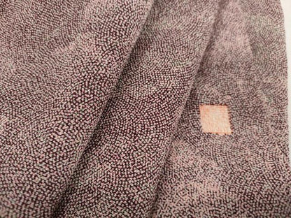 平和屋着物■伝統工芸士　廣瀬雄望　小紋　樹林文　鮫小紋　正絹　逸品　DABH1025qa
