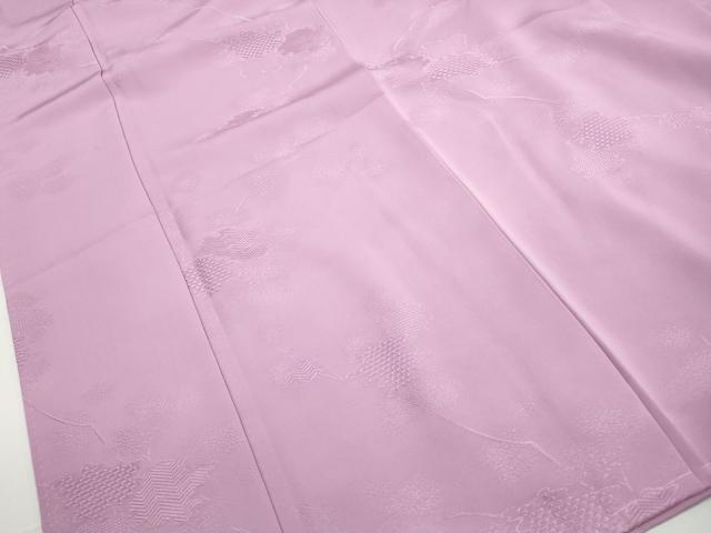 平和屋着物■上質な色無地　抽象地紋　石竹色　正絹　逸品　DABH1027qa