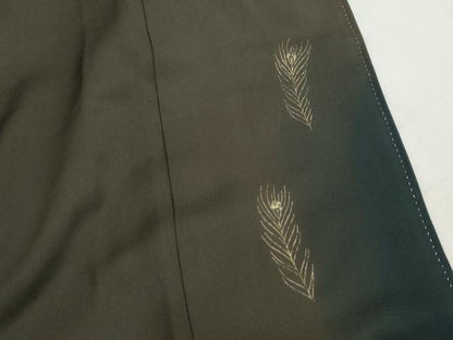 平和屋着物■訪問着　孔雀文　金銀彩　正絹　逸品　DABH1036qa