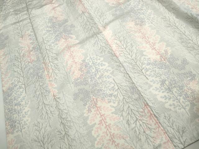 平和屋着物■上質な紬　樹林文　正絹　逸品　DABH1057qa