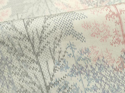 平和屋着物■上質な紬　樹林文　正絹　逸品　DABH1057qa