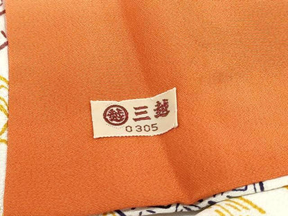 平和屋着物■訪問着　片輪車文　金彩　三越扱い　正絹　逸品　DABH1063qa