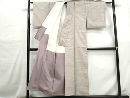 平和屋着物■上質な紬　霞文　正絹　逸品　DABH1067qa