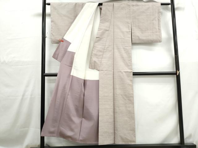 平和屋着物■上質な紬　霞文　正絹　逸品　DABH1067qa