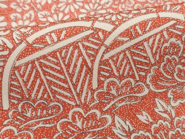 平和屋着物■江戸小紋　訪問着　秀綱作　エ霞花文　正絹　逸品　DABH1069qa