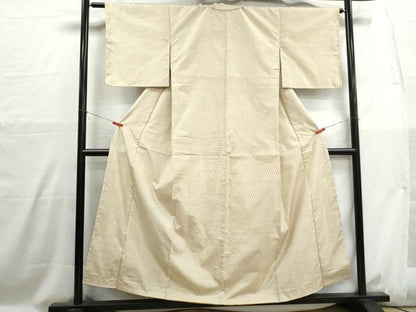 平和屋着物■上質な紬　亀甲文　正絹　逸品　DABH1083qa