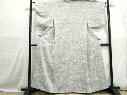 平和屋着物■上質な小紋　風景花文　松竹梅　正絹　逸品　DABH1095qa