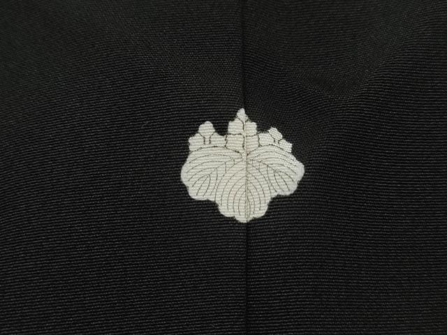 平和屋着物■豪華黒留袖　絵巻飛鶴花文　金彩　正絹　逸品　DABH1113qa