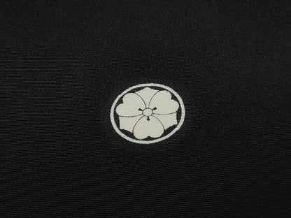 平和屋着物■豪華黒留袖　駒刺繍　飛鶴雪輪花文　金銀彩　正絹　逸品　DABH1129qa