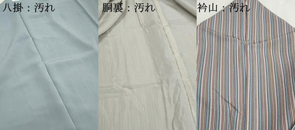 平和屋着物■上質な小紋　間道　正絹　逸品　DABH1132qa