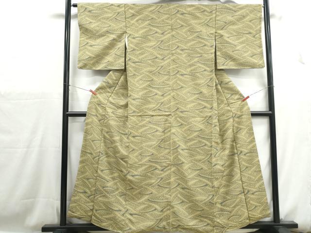 平和屋着物■上質な小紋　渡橋文　暈し染め　正絹　逸品　DABH1153qa