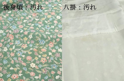 平和屋着物■上質な小紋　草花文　正絹　逸品　DABH1158qa