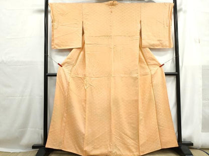 平和屋着物■上質な小紋　花青海波　暈し染め　正絹　逸品　DABH1188qa