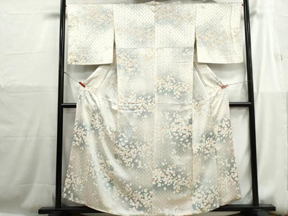 平和屋着物■上質な小紋　枝花文　暈し染め　やまと誂製　正絹　逸品　DABH1193qa