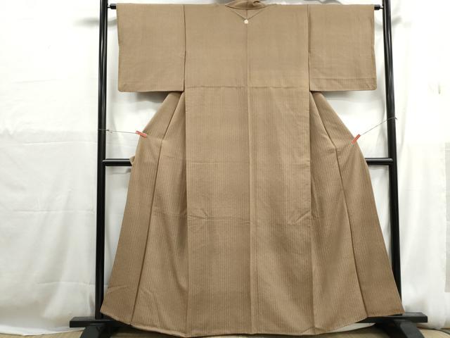 平和屋着物■上質な小紋　間道　正絹　逸品　DABH1200qa