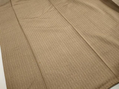 平和屋着物■上質な小紋　間道　正絹　逸品　DABH1200qa