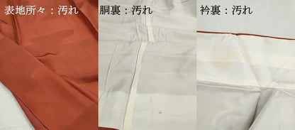 平和屋着物■上質な小紋　霞文　雀茶色　正絹　逸品　DABH1210qa