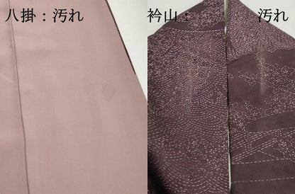 平和屋着物■訪問着　雲取り風景花文　正絹　逸品　DABH1211qa