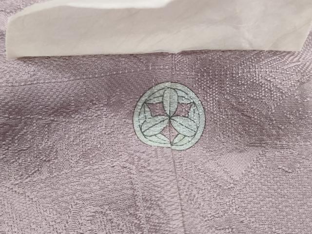 平和屋着物■上質な色無地　安藤広重　東海道五拾五撰　薄葡萄色　さが美扱い　正絹　逸品　DABH1227qa