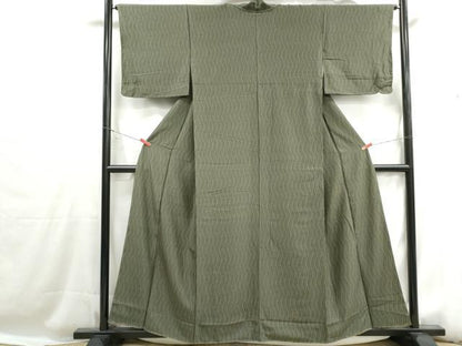 平和屋着物■上質な小紋　花間道　正絹　逸品　DABH1229qa