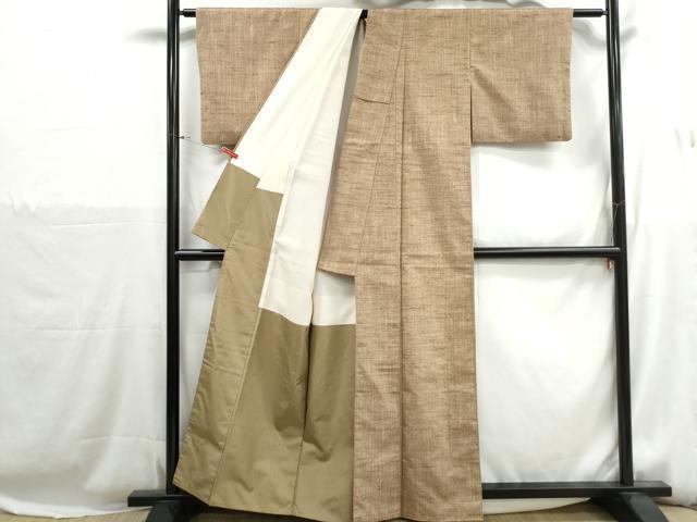 平和屋着物■上質な紬　霞文　正絹　逸品　DABH1245qa
