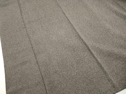 平和屋着物■上質な紬　十字絣文　正絹　逸品　DABH1255qa
