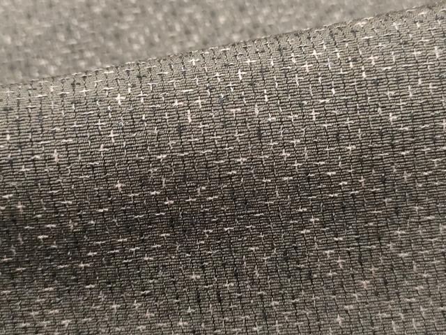 平和屋着物■上質な紬　十字絣文　正絹　逸品　DABH1255qa